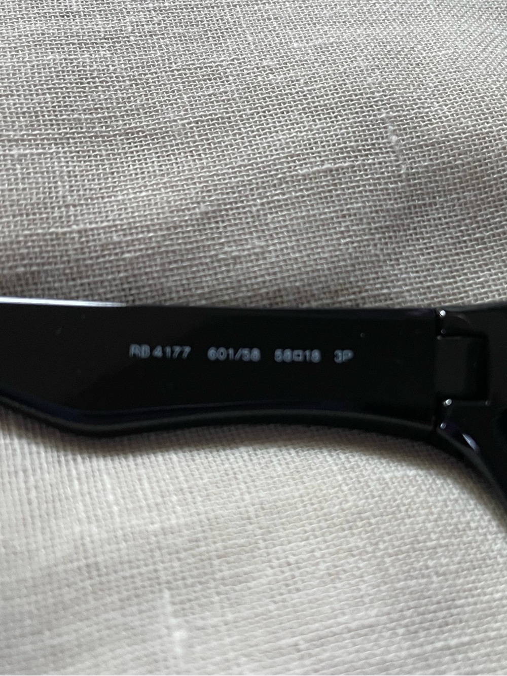 Ray-Ban Black Frame Polarized Sunglasses - Picture 5 of 6